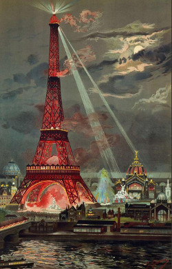 Eiffel Tower at 1889 Paris Fair gave Americans a case of heartburn.